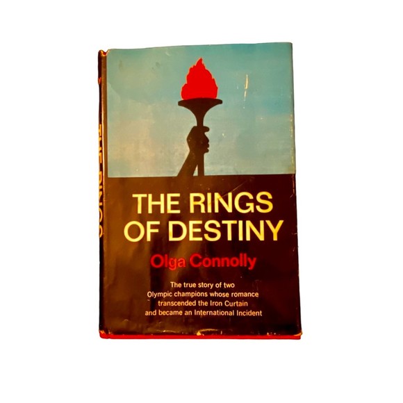 THE RINGS OF DESTINY by Olga Connolly HC DJ 1st Edition 1968 SIGNED by Olga